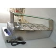 thumbnail image 4 of PreAsion 5-Pan Food Warmer Stove Bain-marie Commercial Canteen Buffet Steam Heater Table with Glass Guard, 4 of 4