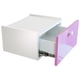 thumbnail image 2 of Cajonera Flotante buro mesa MDF Moderna Recamara Lila, 2 of 5