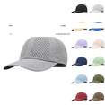 thumbnail image 2 of Men Quick Dry Baseball Cap,Laser Cut Mesh Ball Curved Brim Snapback Hat,Summer Adjustable Performance Hat,Breathable Perforated Baseball Cap,6 Panel Baseball Cap,Sun Protection Light Violet A, 2 of 3
