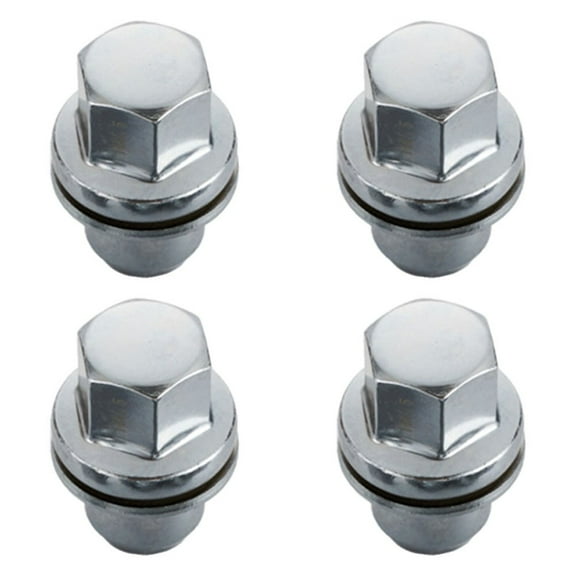 4x Stainless Steel Wheel Nuts for Land Rover Discovery LR068126