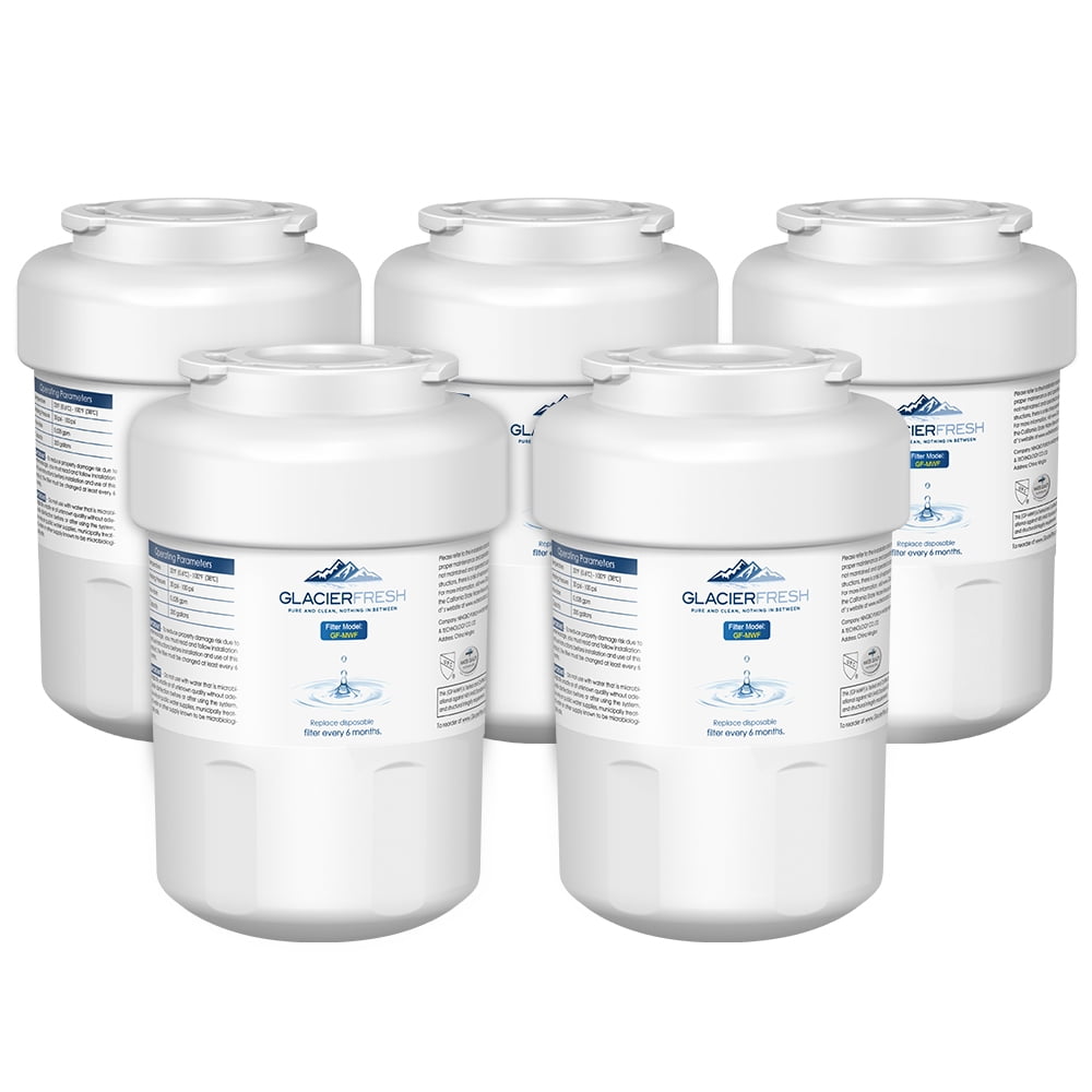 GLACIER FRESH MWF Water Filters for Refrigerators, NSF 42 Replacement