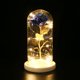 thumbnail image 3 of Elegante Pequeña 20LED Night Lamps Luz Cálida Rose Shape 2pcs Decoración De De Fernando Lámparas de base de madera de cúpula, 3 of 8