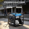 thumbnail image 3 of Gewna 4550W Portable Inverter Generator,Gas Powered Generator for Home Backup,Emergency,Camping,Epa Compliant,Blue, 3 of 8
