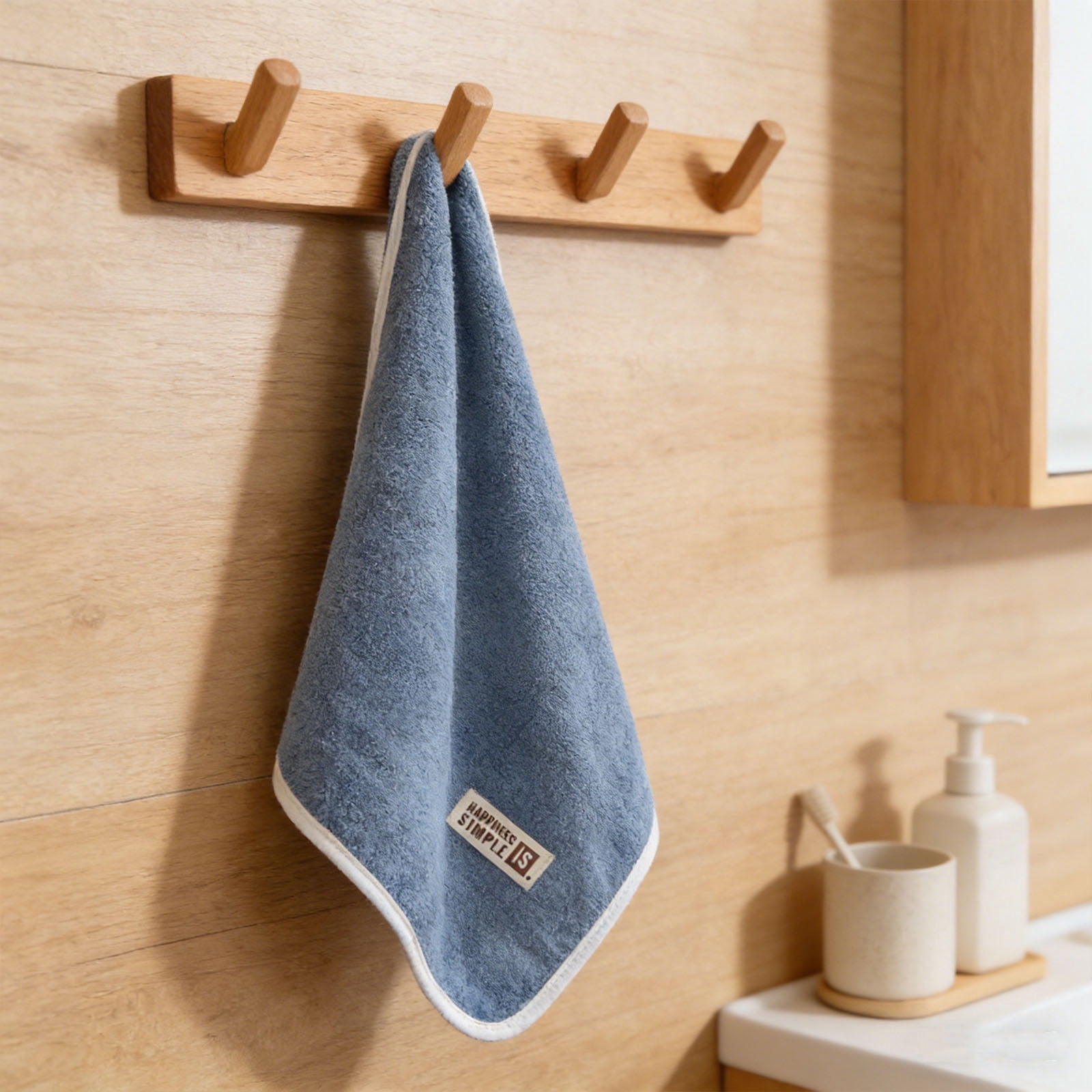Bcylexb Microfiber Hand Towels, 14"x30" Ultra Soft Face Towels for Bathroom Absorbnet Comfortable Towels for Shower Hotel Travel Spa Gym