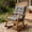 Dark Gray, variant on Yardvibe High Back Chair Cushion, 20.86" x 44.09" Rocking Chair Patio Cushions for Indoor Outdoor Furniture, Weather Resistant Patio Rocking Pads for Home Decor (Red)