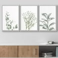 thumbnail image 2 of wall26 Framed Wall Art Print Set Pastel Forest and Jungle Plant Close Ups Nature Plants Digital Art Modern Art Rustic Landscape Relax/Calm for Living Room, Bedroom, Office Natural - 24"x36", 2 of 5