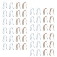 thumbnail image 1 of FUTUREORYY 350 Pcs Accessoires de Rideau en Forme de S pour Usage Domestique en Argent 1.34x0.67 Po, 1 of 8