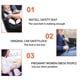thumbnail image 3 of Cómoda extensión de seguridad para futuras madres y adultos, fácil control de tensión, ajustador de cinturón de seguridad para automóvil de 29 cm, 3 of 5