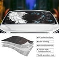 thumbnail image 5 of Fuzoiu Butterfly Angel Wings Art Print Car Windshield Sun Shade,Block Uv Rays Sunshade,Foldable Front Window Sun Visor Protector for Car,SUV,Truck-Keep Vehicle Cool-Butterfly Angel Wings Art, 5 of 8
