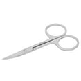 thumbnail image 1 of Eyebrow Scissors, Curved Mouth Stainless Steel False Eyelashes Scissors Ergonomic Design  for Barber Shop, 1 of 8