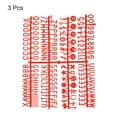 thumbnail image 3 of Felt Board Letters, 510 Characters Red 3/4" Letters Numbers Symbols Changeable Plastic Message Boards 3Pcs, 3 of 6