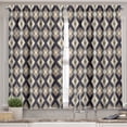 thumbnail image 2 of Ambesonne Boho Valance & Curtain, Ikat Style, 55"x30", Multicolor, 2 of 6