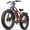 Racing Red, variant on 750W Dual Motor Electric Bikes for Adults with 48V 30AH Battery up to 60Miles Range 26" Fat Tire E-Bike 20 mph Max Speed E Mountain Bike, Dual Hydraulic Disc Brakes, Front Suspension, UL2849 by SGS