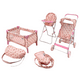 thumbnail image 2 of kit de 5 piezas de carriola para muñeca en set plegable 33600 mini kit ibaby rosa, 2 of 10