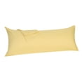 thumbnail image 2 of PiccoCasa Body Pillowcases Microfiber Pillow Cover with Zipper, Queen Gold 20"x54", 2 of 7