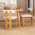 thumbnail image 2 of Gymax Dining Chair Set of 4 Upholstered Kitchen Chair w/ Padded Seat & Curved Backrest, 2 of 9