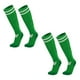 thumbnail image 1 of Paquete de 2 calcetines de fútbol, softbol y béisbol para jóvenes, niños y adultos, calcetines multideportivos (verdes), 1 of 5