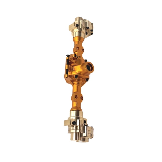 1/10 carcasa del eje trasero Diy ACCS Part de repuesto para Wltoys Actualizaciones de piezas Vehículo oro