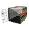 thumbnail image 3 of Aztec Dog Crate Cover, Ethnic Ornamental Colorful Direction Pointers Pattern Horizontal Composition, Easy to Use Pet Kennel Cover Small Dogs Puppies Kittens, 7 Sizes, Multicolor, by Ambesonne, 3 of 6