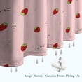 thumbnail image 6 of Strawberry Plants Fruit Shower Curtain 72"x84" ,Bathroom Decorative Shower Curtains Set with 12 Hooks,Modern Waterproof Washable Shower Curtain, 6 of 6