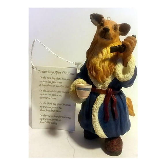 Gallerie II Collie Calling Resin Ornament No. 58005