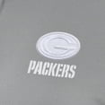 thumbnail image 4 of Women's Antigua  Gray Green Bay Packers Reprocess Quarter-Zip Top, 4 of 4