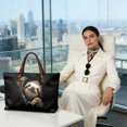 thumbnail image 3 of ZUXONGSY 3D Sloth Print Tote Bag for Women Portable Handle Handbag Fashion Weekender Bag with Inner Pocket for Travel Vacation, 3 of 6