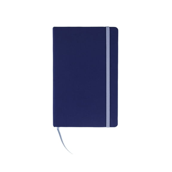 Fabriano Ispira Hard-Cover Notebook, 3.5" x 5.5", Lined, Blue