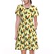 thumbnail image 1 of Disketp Roosters In Farm para Vestido de Manga Corta para Mujeres, Vestidos de Verano para Mujeres, Casual y Holgado para la Playa, 1 of 6