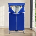 thumbnail image 4 of 110V Clothes Dryer Blue Portable Travel Mini Dryer Machine Corded Electric Dryer for Homes, Apartments, 4 of 24