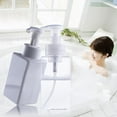thumbnail image 5 of OUNONA Set of 2 Empty Foaming Soap Dispenser Bottles, 650ml Transparent Press Pump for Liquid Soap, Hand Wash, and, 5 of 8