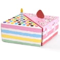 thumbnail image 2 of 8Pcs Cake Shaped Cookie Sweets Box Paper Gift Container Birthday Party Favors Dessert Chocolate Packaging Box, 2 of 7