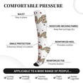 thumbnail image 3 of Lsque Love Gnomes Pattern Sport Compression Socks for Men & Women 15-20 mmHg Knee High Nurse Pregnant Running Medical and Travel Athletic, 3 of 6