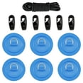 thumbnail image 1 of Almencla D Rings Pad Kayak Bungee Cord Paddleboard Surfboard Inflatable Boat Paddle Blue, 1 of 8