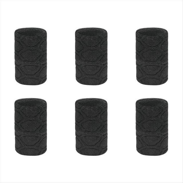 Muñequera Elástica de Algodón con Soporte para Baloncesto, Muñequeras para Gimnasio, Fitness, Levantamiento de Pesas, Tenis, Absorción del Sudor, Color Negro
