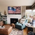 thumbnail image 4 of Bayyon In God We Trust, Christian Cross, American Eagle Flag Banner with Grommets 3x5Feet Man cave Decor, 4 of 6