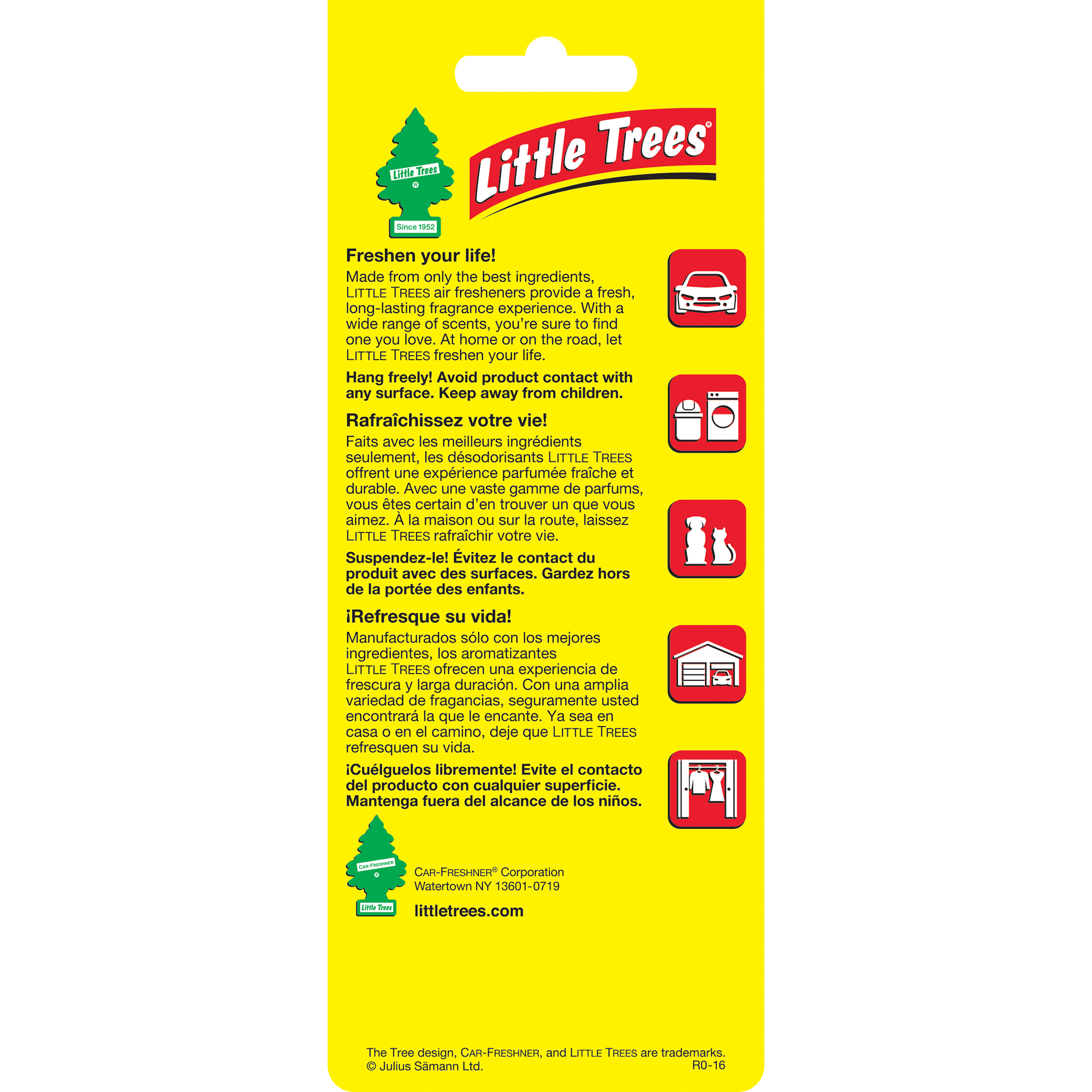 Little Trees Air Fresheners Rainforest Mist Fragrance Pack