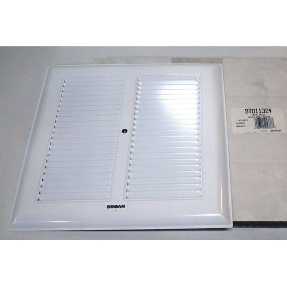 Broan Bathroom Ceiling Fan Grille Cover Metal White Color 97011324