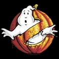 thumbnail image 2 of Men's Ghostbusters Halloween Pumpkin Logo  Pull Over Hoodie Black 2X Large, 2 of 4