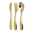 thumbnail image 4 of Juego de cubiertos de acero inoxidable tenedor acuminado cuchara cuchillo juego de cubiertos dorados para cocina ANGGREK Otros, 4 of 8