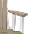 thumbnail image 4 of OS Home and Office Furniture 27" Resin Fan Back Glider in Weatherwood/White, 4 of 5