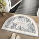 thumbnail image 3 of Alfombra de piso antideslizante Decoración de interiores amigable con Alfombra súper absorbente Secable Aplicaciones amplias Suave para Semi-círculo de la ducha, 3 of 9