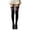 Black, variant on Women's Lace Trim Thigh High Socks Y2k Over Knee Socks Stretch Long Socks for Party Dress Up