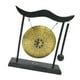 thumbnail image 2 of Adorno de gong, campanas de viento, gong Feng Shui, gong de escritorio de latón, gong chino de cobre Estilo A, 2 of 9
