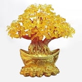 Feng Shui Citrine Money Wealth Tree Chinese Fortune Tree Crystal Tree ...