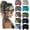 C, variant on 10 Pack Extra Wide Headbands for Women Large Turban Headband Boho Head Wrap Elastic Hairbands Hair Twisted Knot Hair Accessories