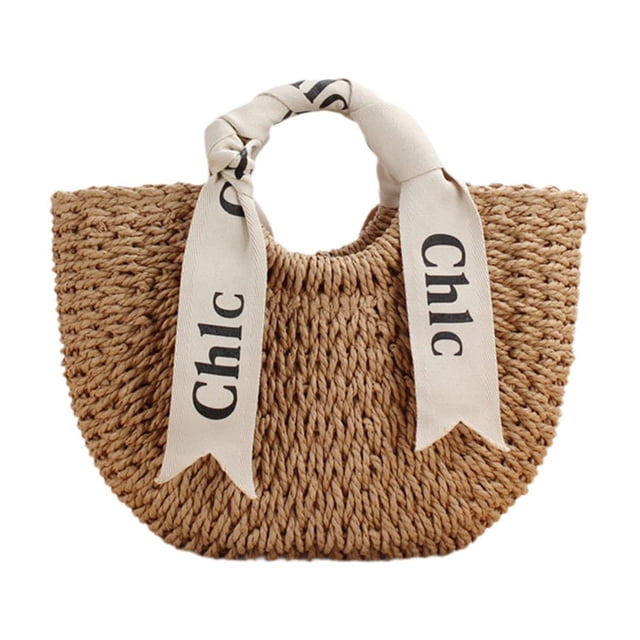 Bolso de paja Salvador para mujer con asa 36cmx8cmx22cm