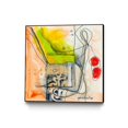 thumbnail image 1 of Giant Art Canvas  30x30 Cartoon 3 Framed in Red, 1 of 3
