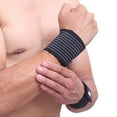 thumbnail image 5 of Ame 1pc Wrist Support Breathable Adjustable Compression Forearm Wrap Belt Hand Strap Protector Gym Fitness Weight Lifting Sportswear, 5 of 7