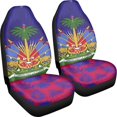 thumbnail image 3 of XYZCANDO Haiti Flag Pattern Car Seat Covers for Man Waterproof Car Front Seat Covers All-Season Easy to Install, for SUV Truck Auto, 3 of 10